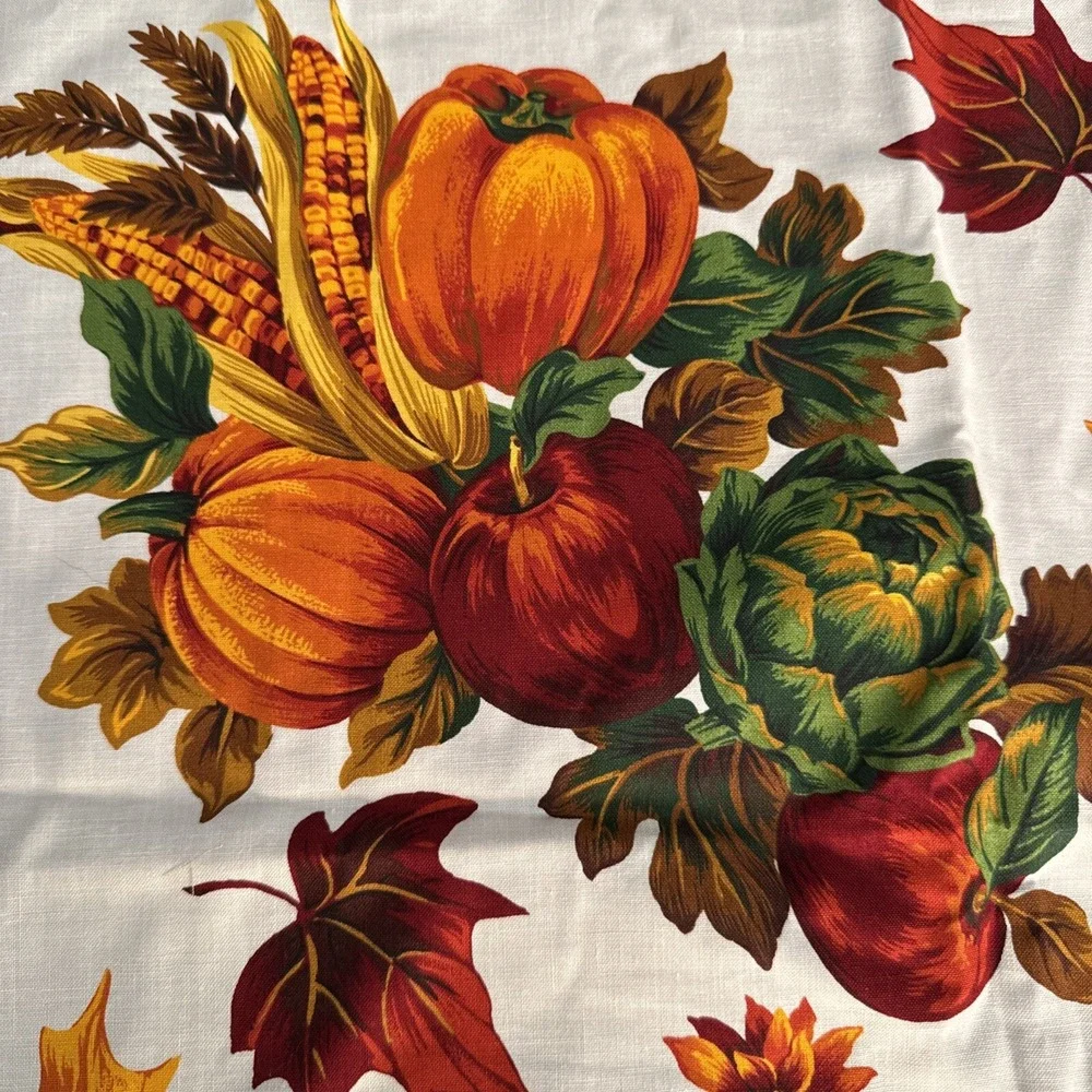 VIP Cranston Fabric Panel Appliques Autumn Fall Harvest Cut & Sew Pumpkin Leaves